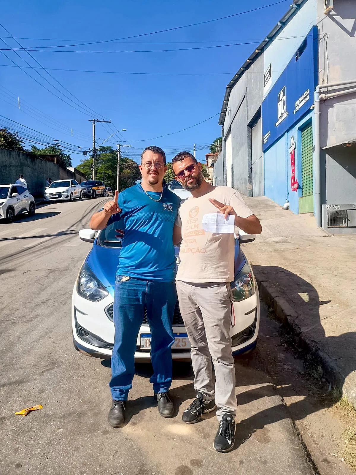 Aluno aprovado na Auto Escola França