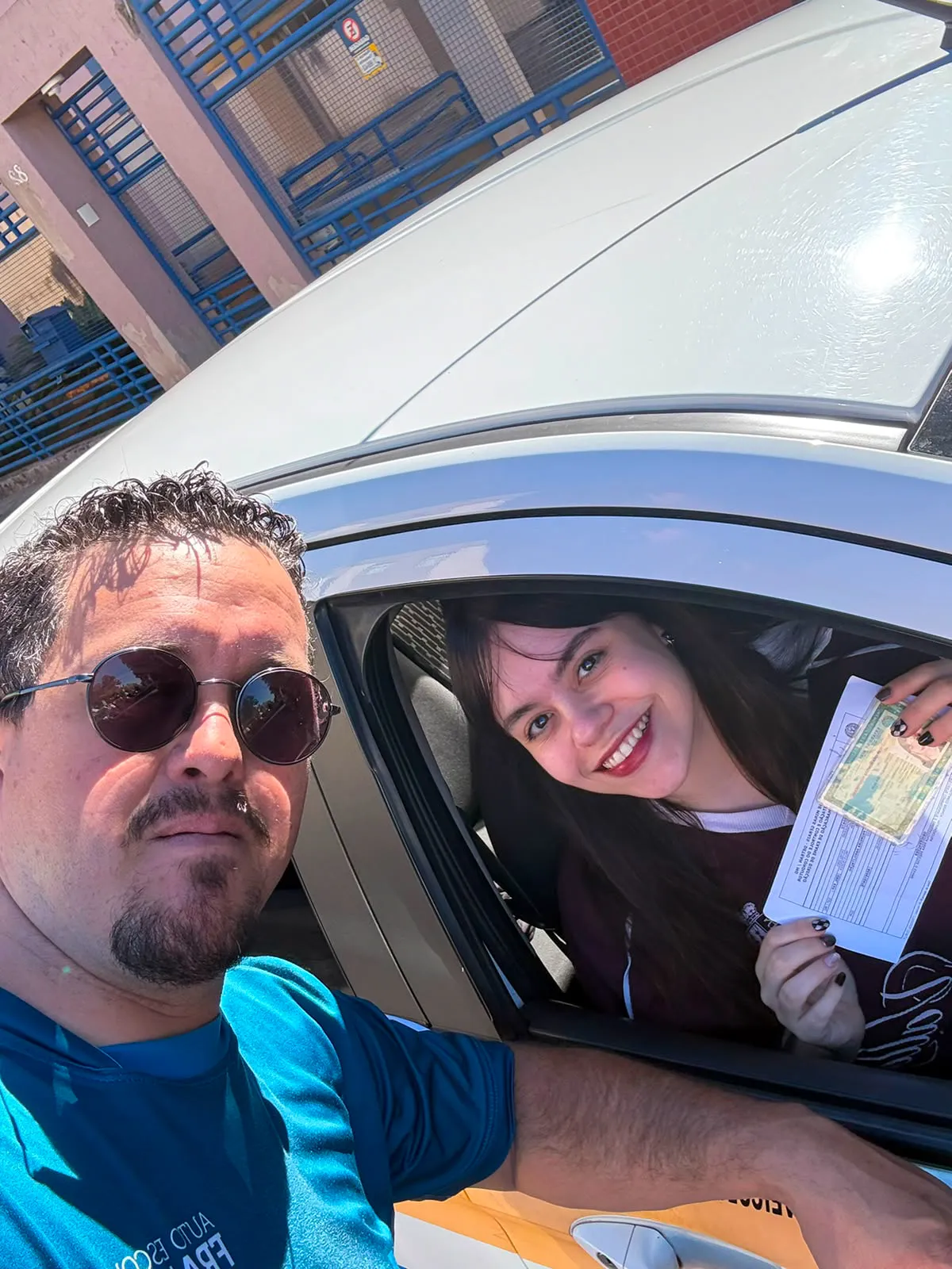 Aluno aprovado na Auto Escola França