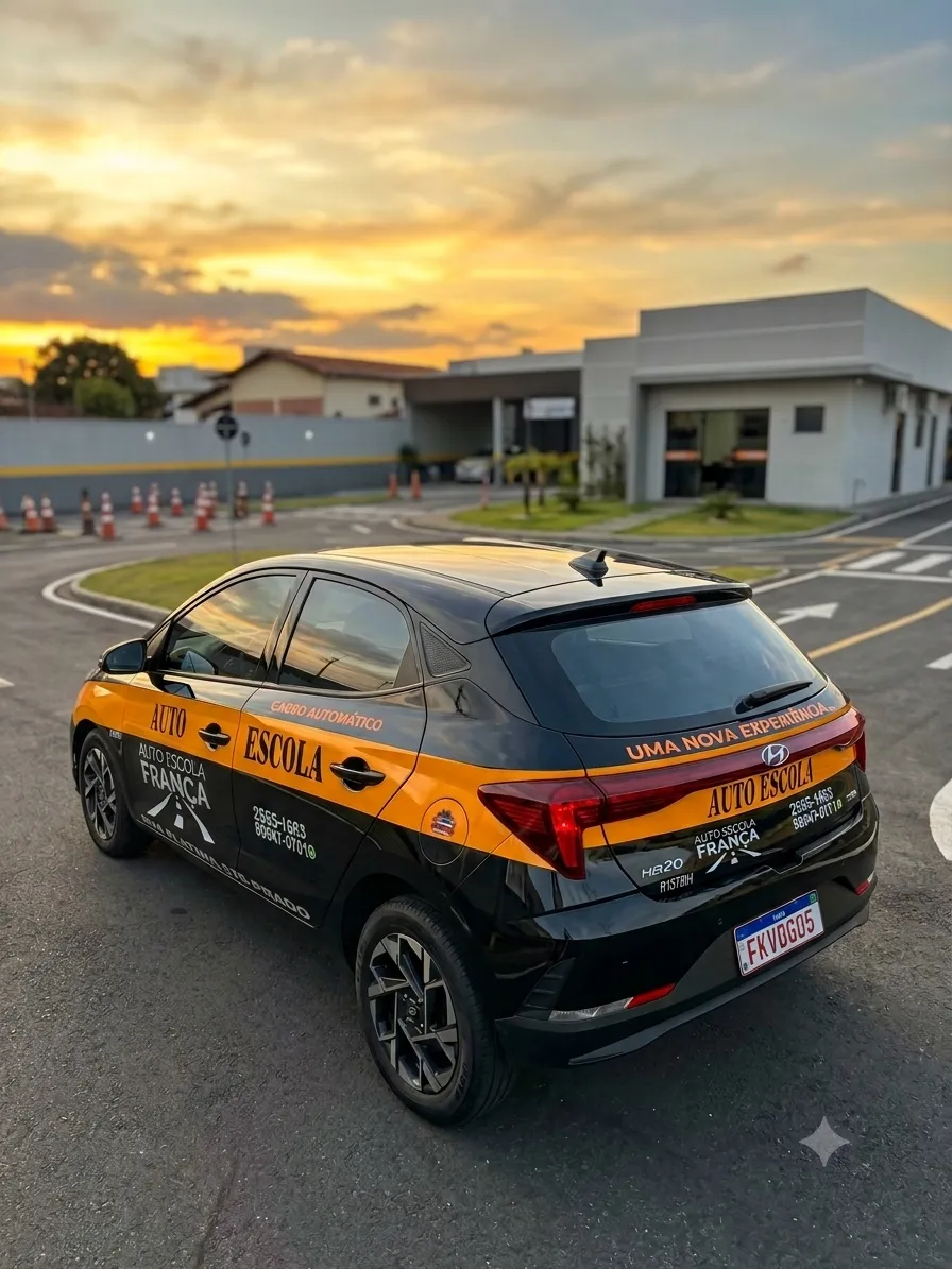 Carro automático da Auto Escola França
